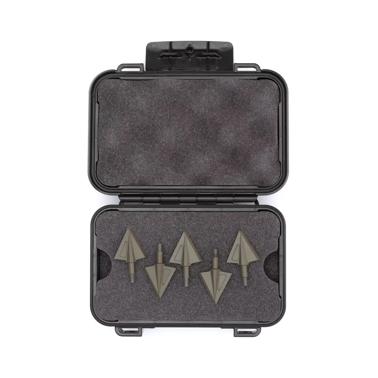 JunZhiJia 225 Broadhead Holder with broadheads Top view 2