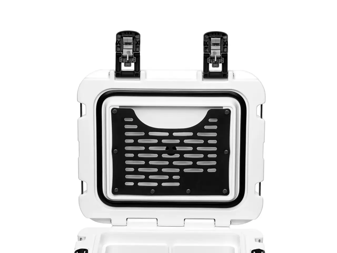 JunZhiJia Case with black central Mesh Lid on a white background