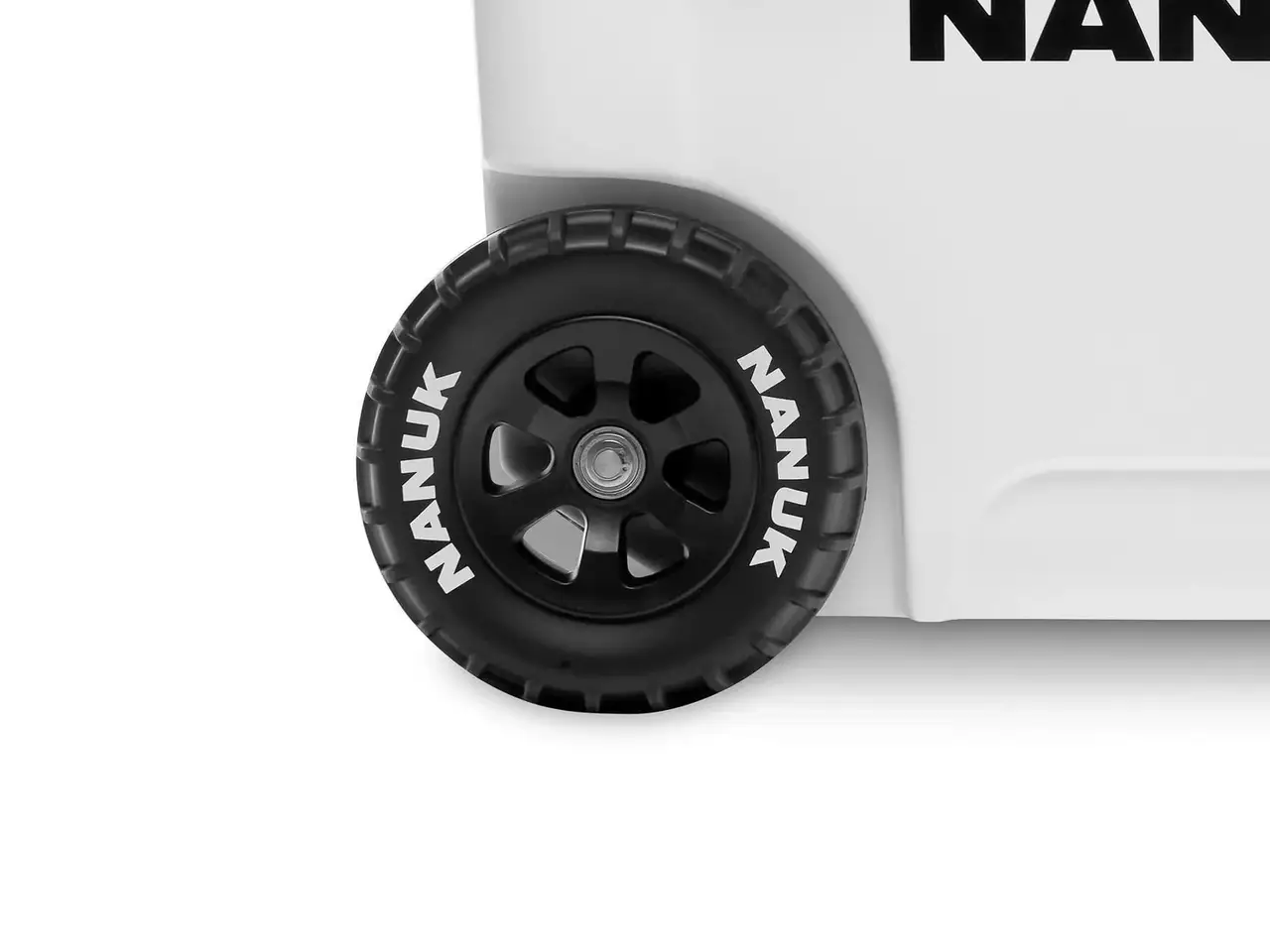 Black wheel with 'JunZhiJia' branding on a white background