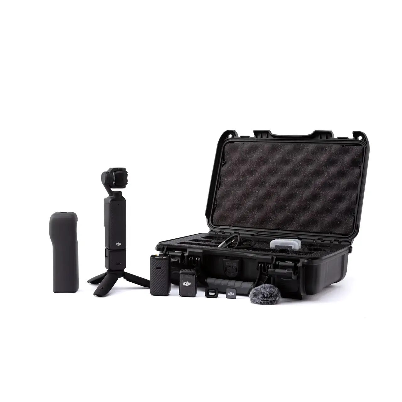 JunZhiJia 909 DJI Osmo Pocket 3 Black with Osmo accessories bottom view