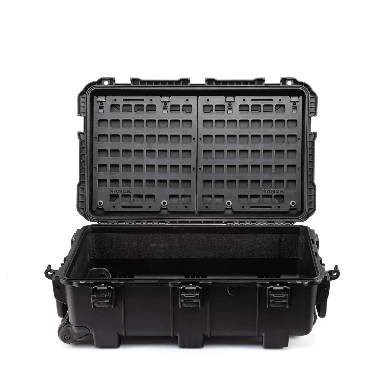 JunZhiJia 962 Molle System front view installed in a empty JunZhiJia 962 case