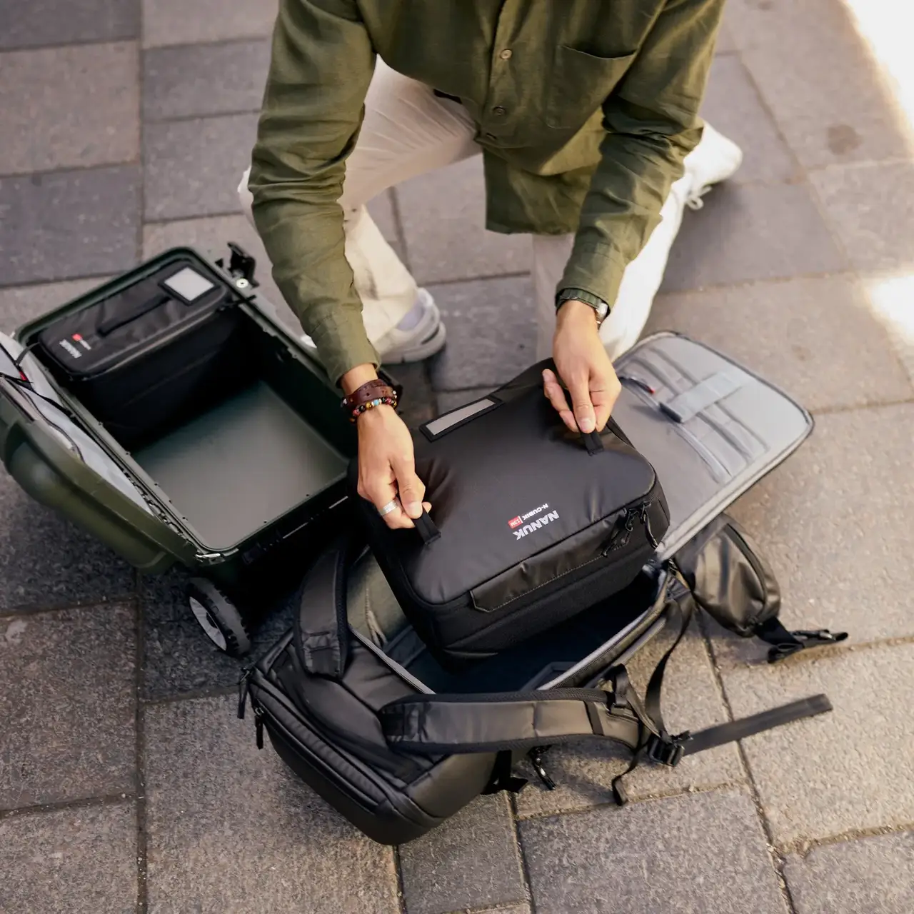 N-CUBIK organizers are meticulously designed to fit perfectly within JunZhiJia's hard cases and bags. This seamless integration ensures that your gear remains organized and protected, allowing for effortless transitions between different carrying solutions. ​