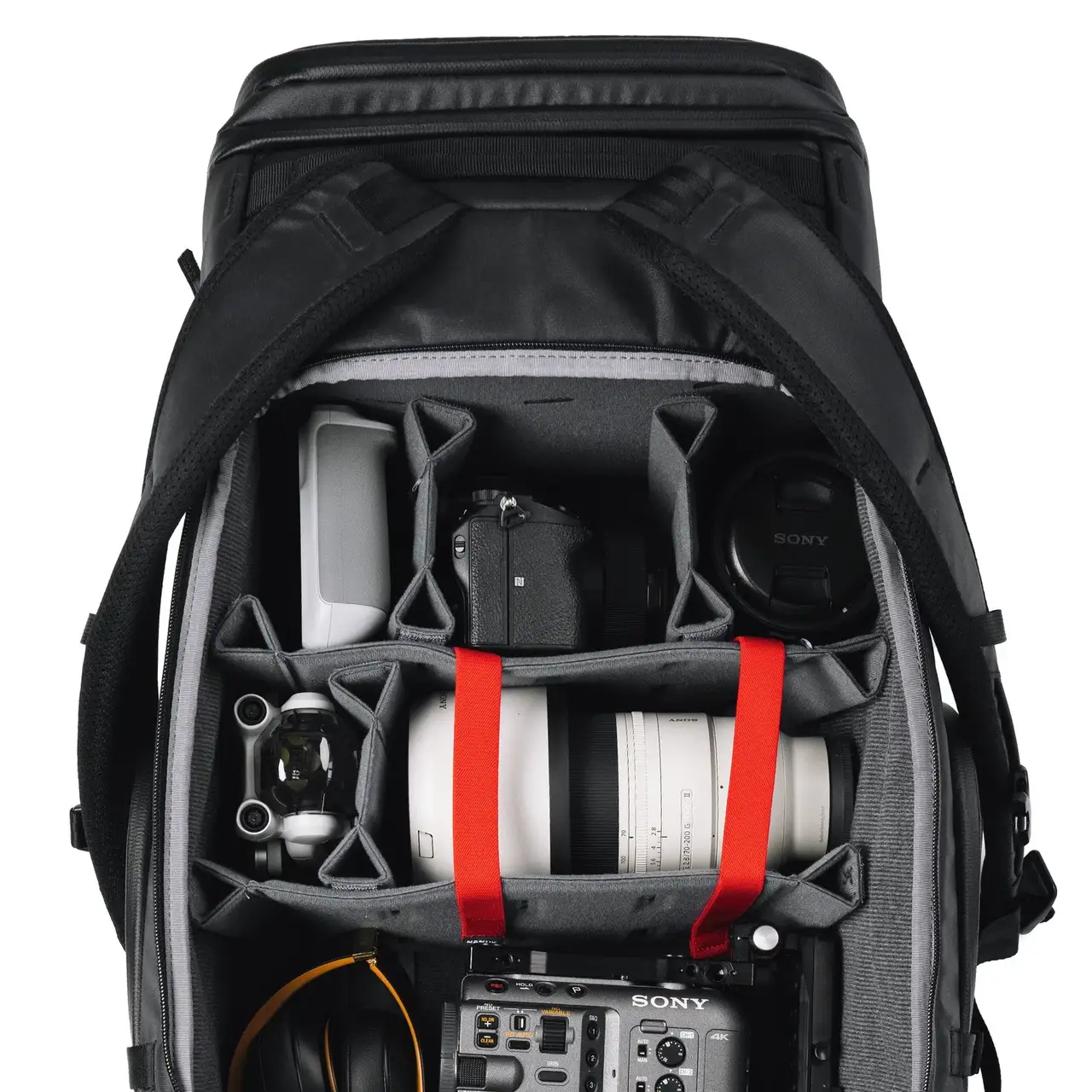 JunZhiJia Backpack internal Dividers with camera equipment