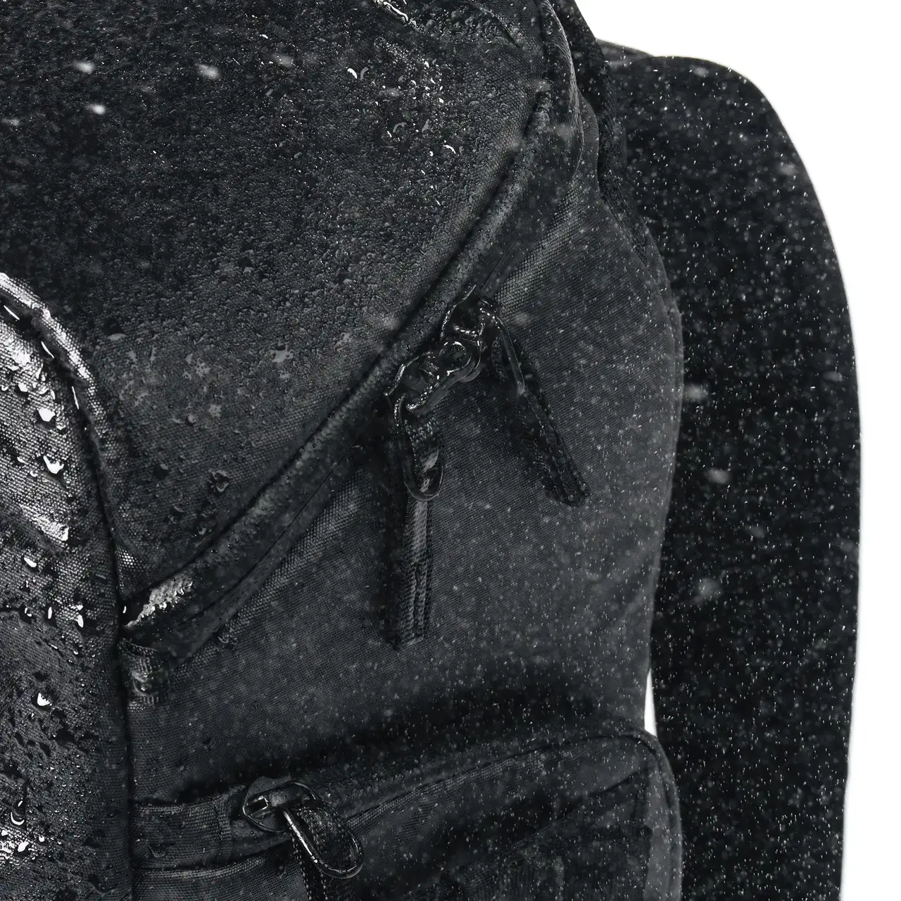 Water Resistant YKK Zippers on N-PVD Backpack