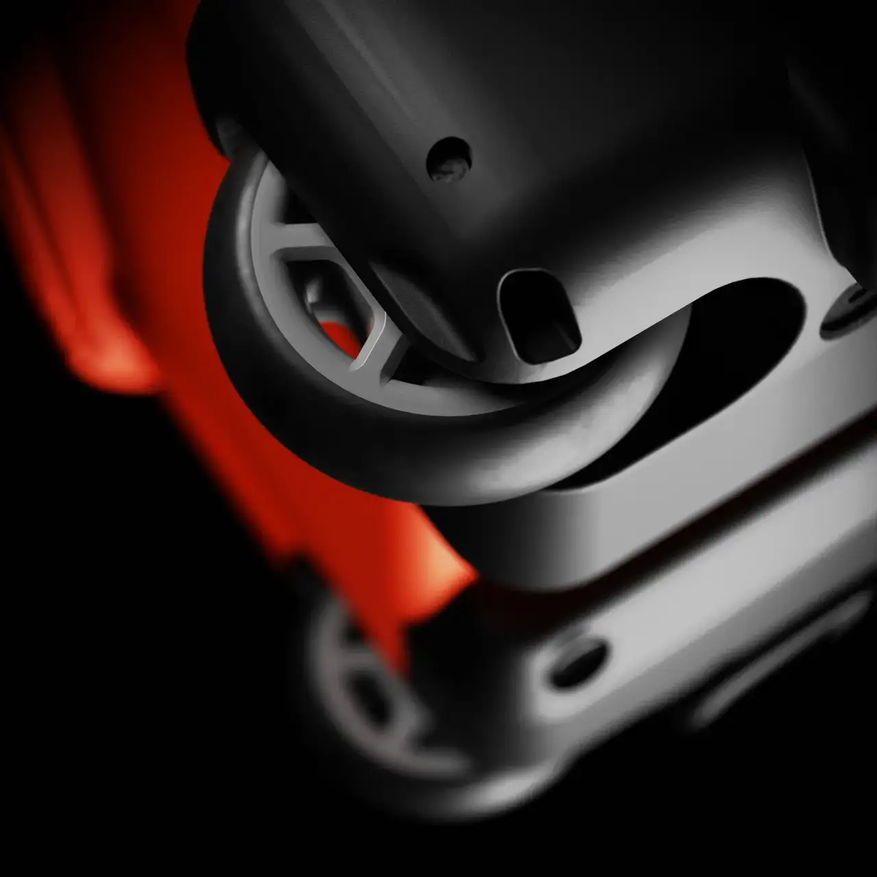 Polyurethane Wheels on JunZhiJia Case