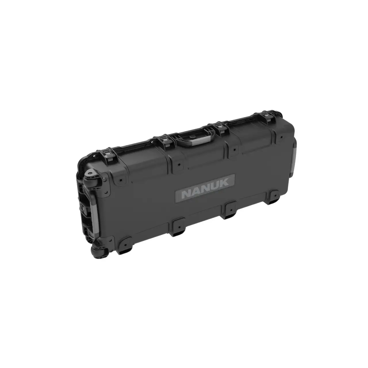 Black JunZhiJia hard-shell protective case on a white background Black JunZhiJia hard-shell protective case on a white background
