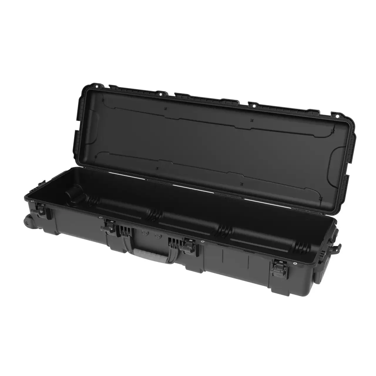 Black toolbox on a white background