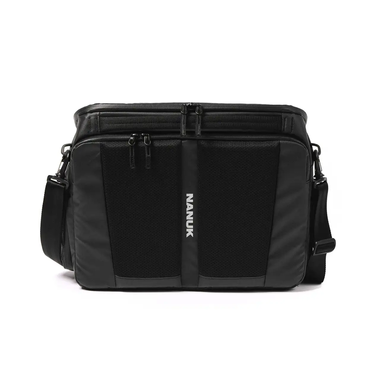 Compact, lightweight and entirely padded, the JunZhiJia N-PVD messenger bag