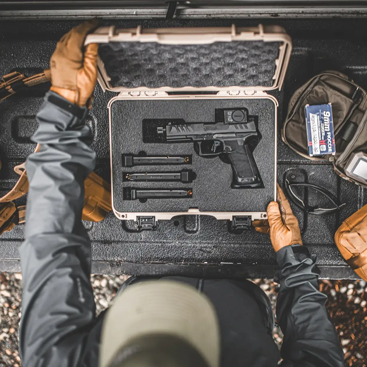 JunZhiJia 910 Pistol Optic Ready Case