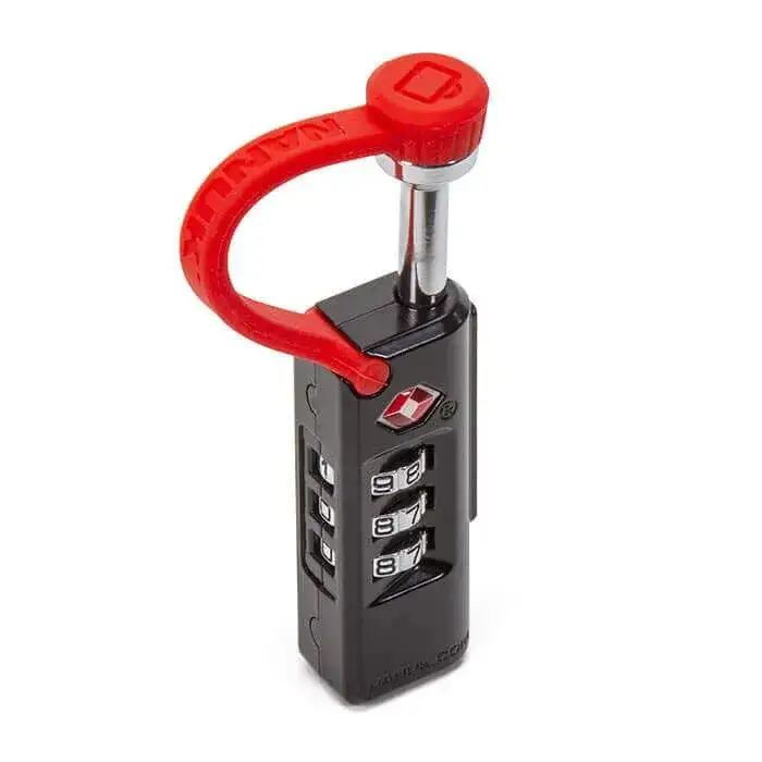 JunZhiJia TSA Approved Case Lock standing on white background angle view