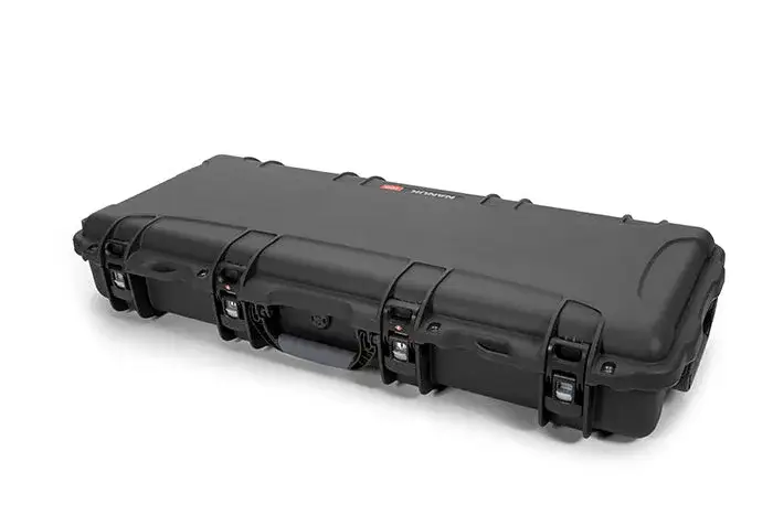 Built to organize, protect, carry and survive tough conditions, the 985 waterproof hard case is impenetrable and indestructible with a lightweight, tough NK-7 resin shell.