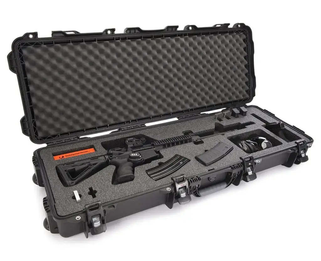 Built to organize, protect, carry and survive tough conditions, the 990 AR15 waterproof gun case is impenetrable and indestructible